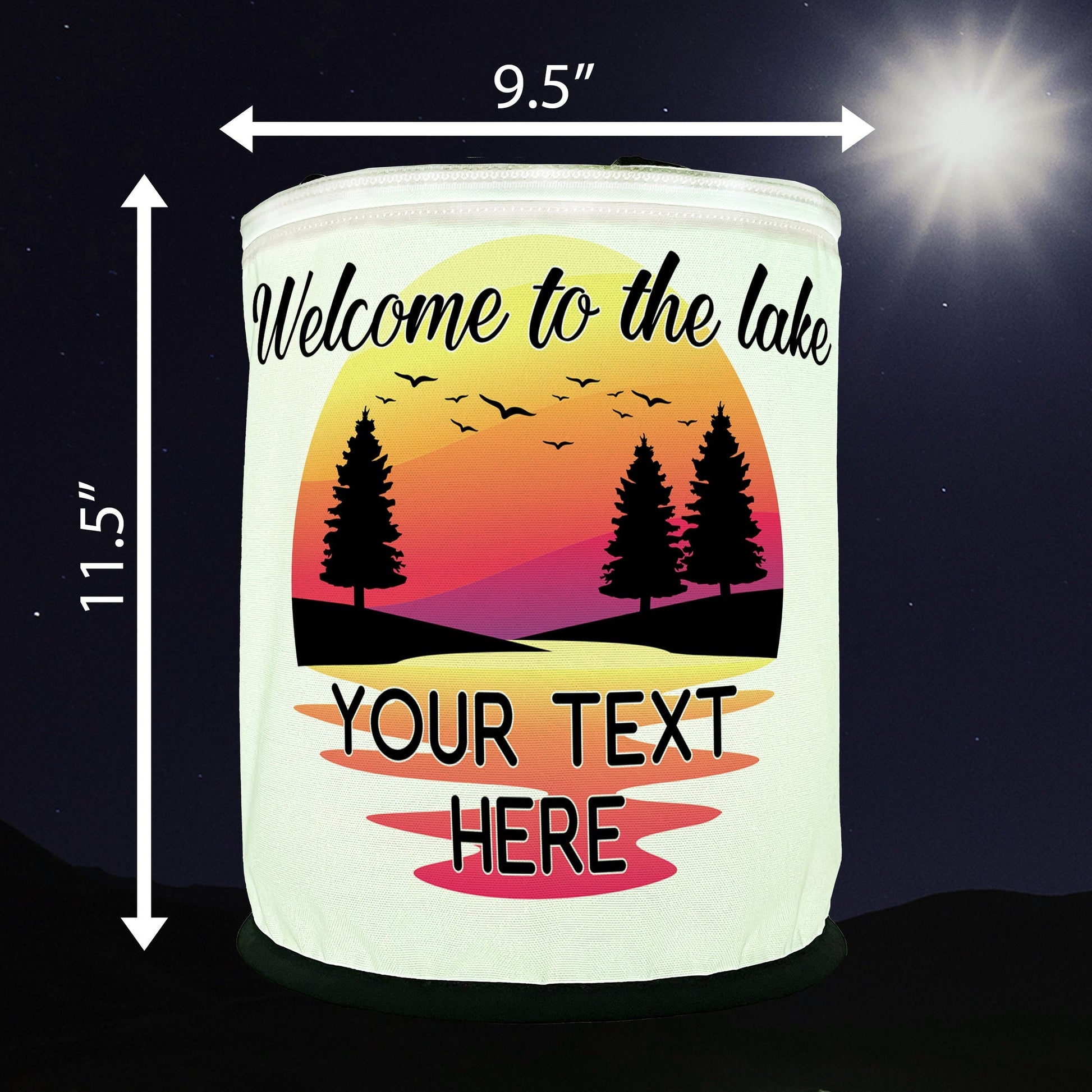 Welcome to the Lake Color Changing LED Lantern