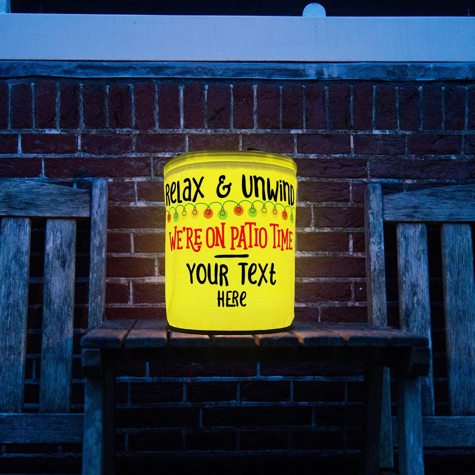 Relax & Unwind We're on Patio Time LED Party Decoration