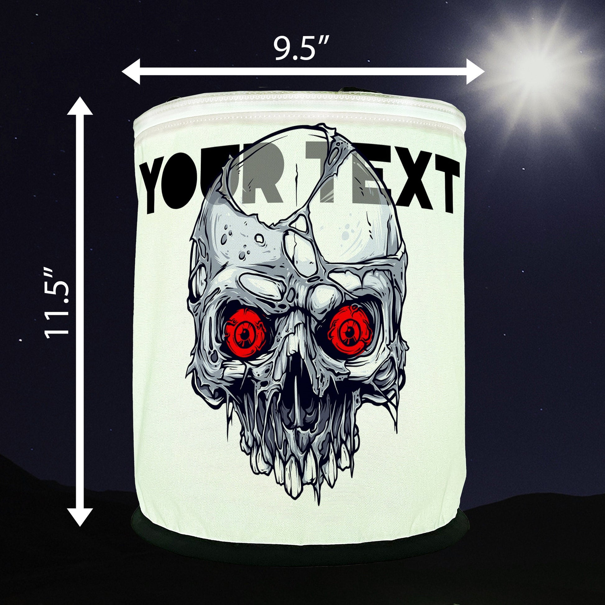 Flashing Eyes Mummy Skull LED Halloween Party Lantern