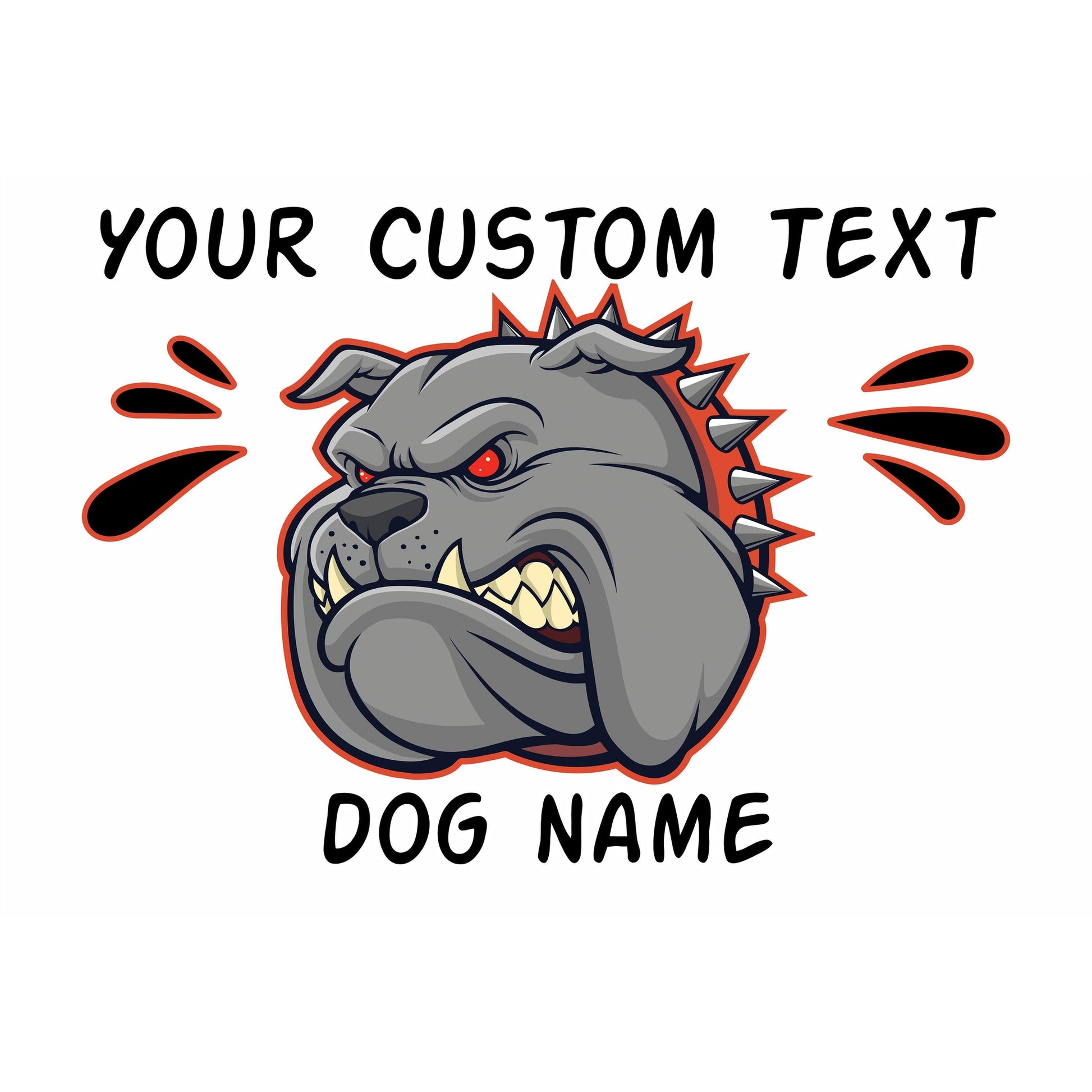 Customized Bull Dog Color Changing LED Lantern