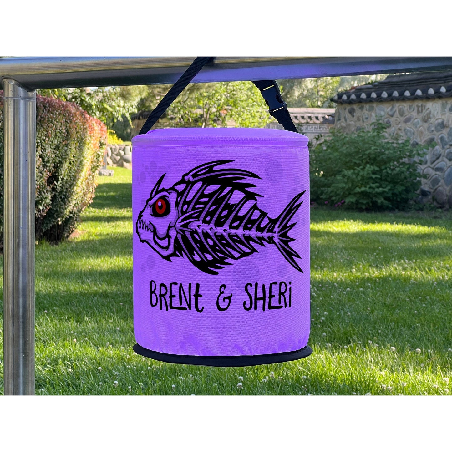 Fish Skeleton Color Changing LED Halloween Party Lantern