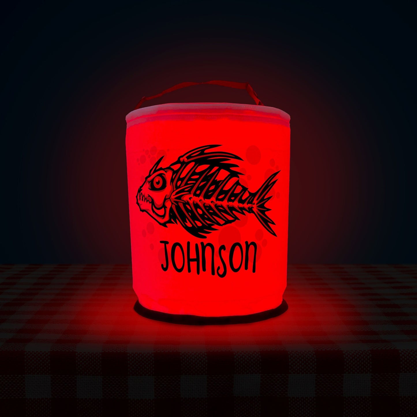 Fish Skeleton Color Changing LED Halloween Party Lantern