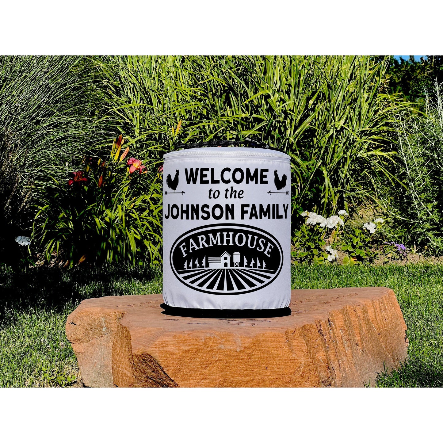 Welcome to the Family Farmhouse LED Lantern