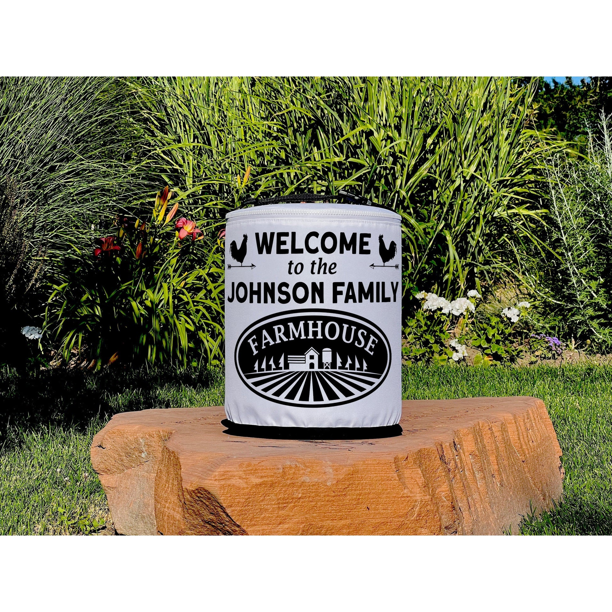 Welcome to the Family Farmhouse LED Lantern