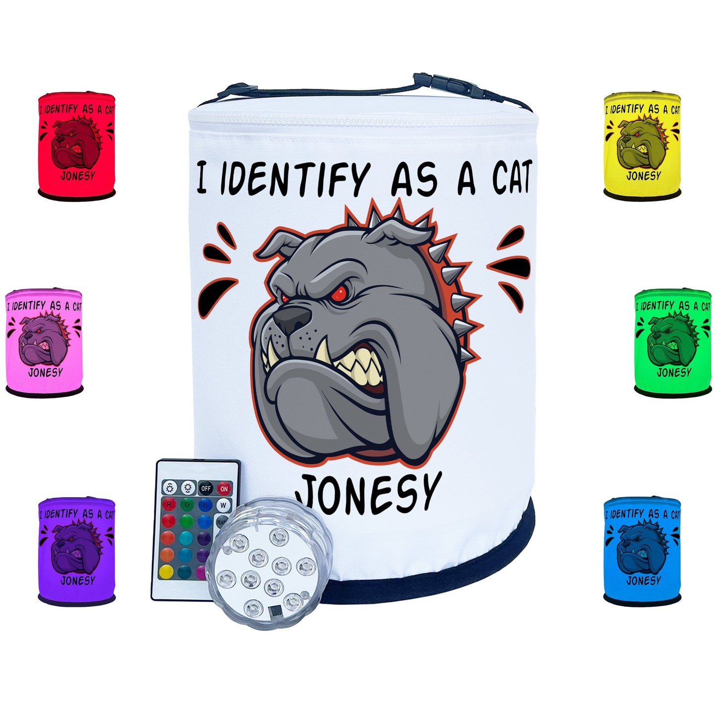 Customized Bull Dog Color Changing LED Lantern