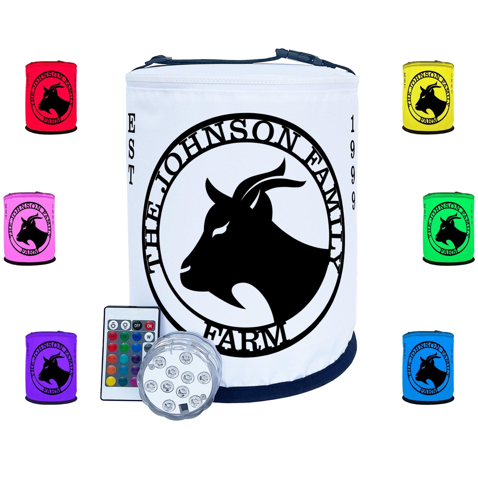 GOAT Silhouette Design Personalized Color Changing LED Lantern