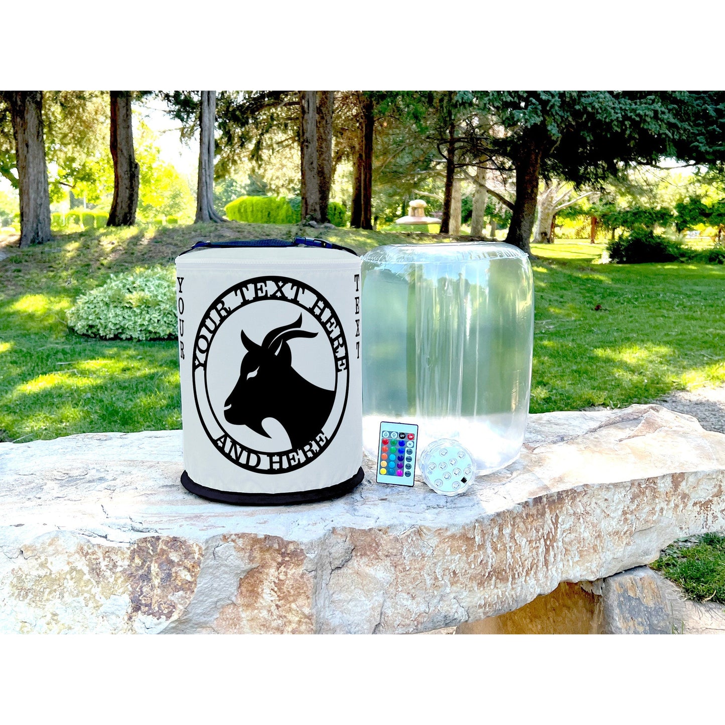 GOAT Silhouette Design Personalized Color Changing LED Lantern