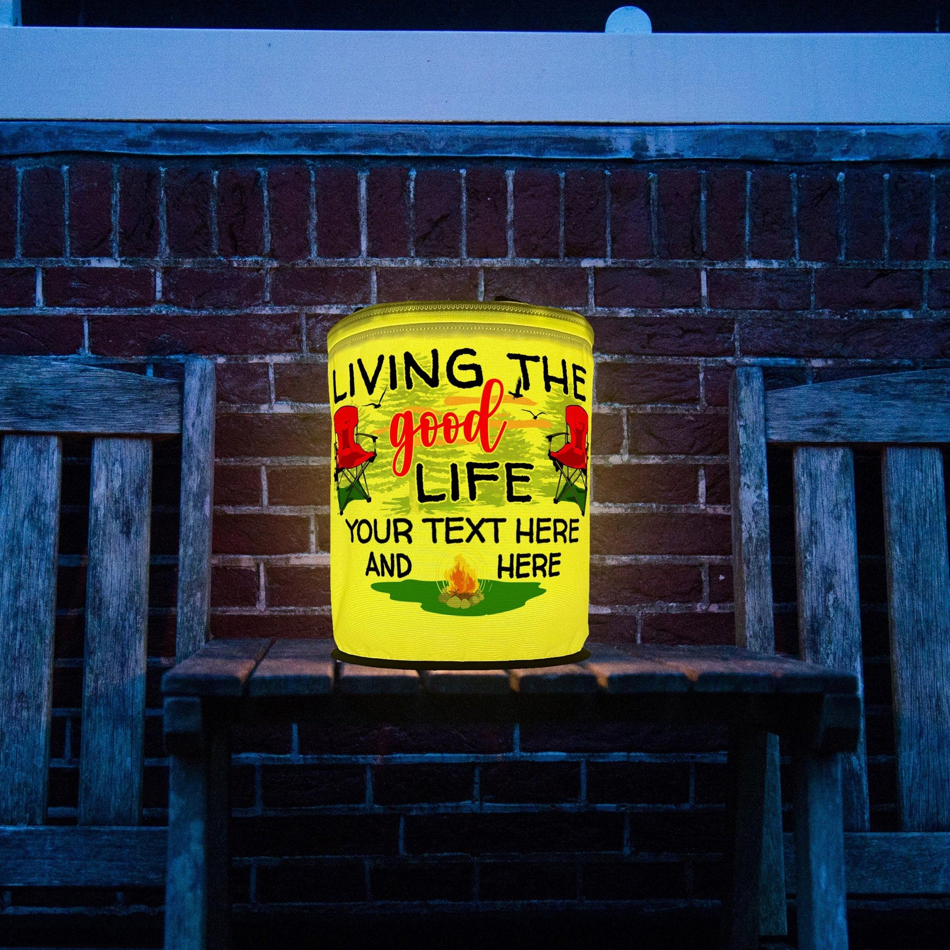 Living the Good Life Personalized Color Changing LED Party Lantern