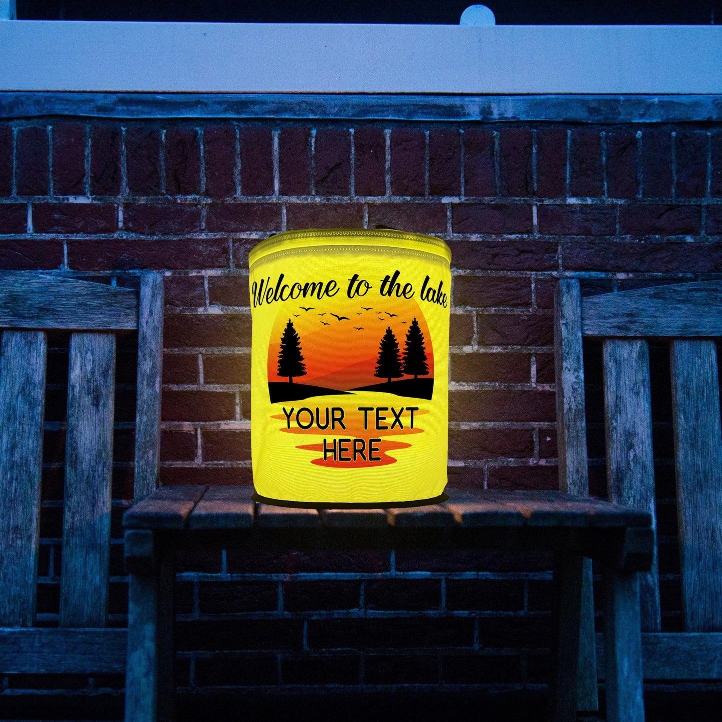 Welcome to the Lake Color Changing LED Lantern