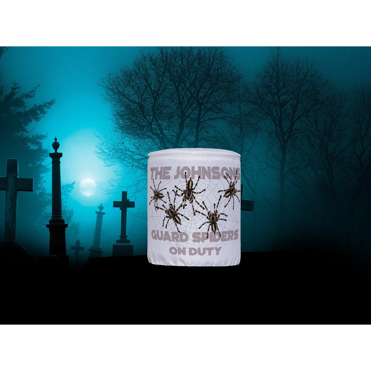 Guard Spiders On Duty LED Halloween Decoration