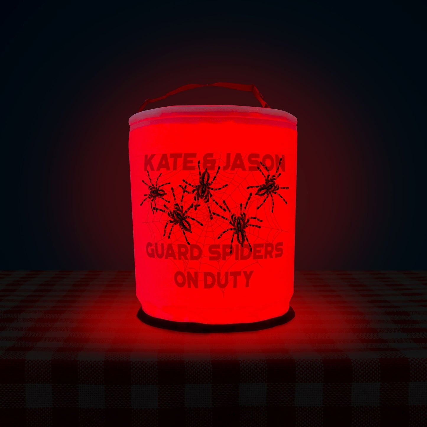 Guard Spiders On Duty LED Halloween Decoration