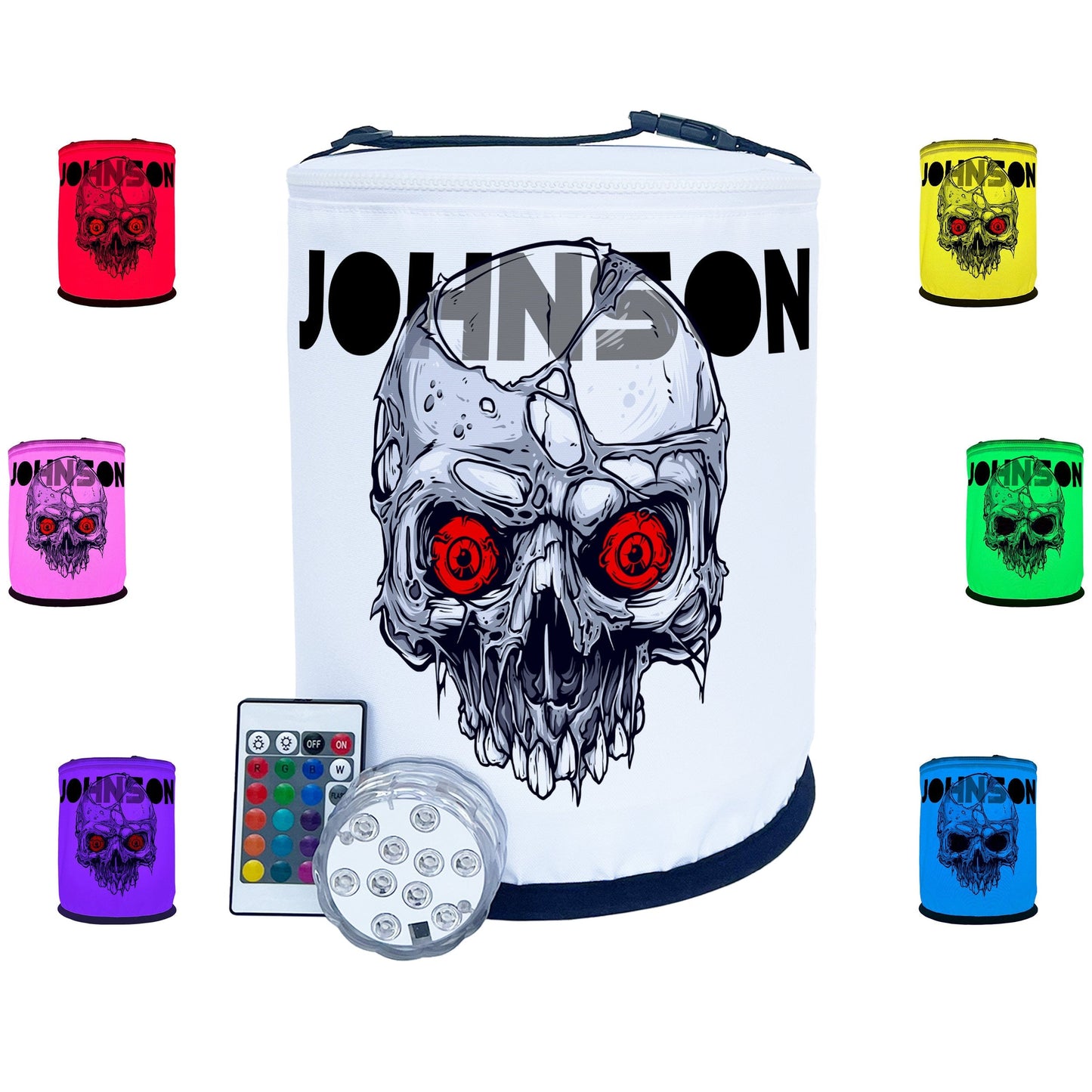 Flashing Eyes Mummy Skull LED Halloween Party Lantern