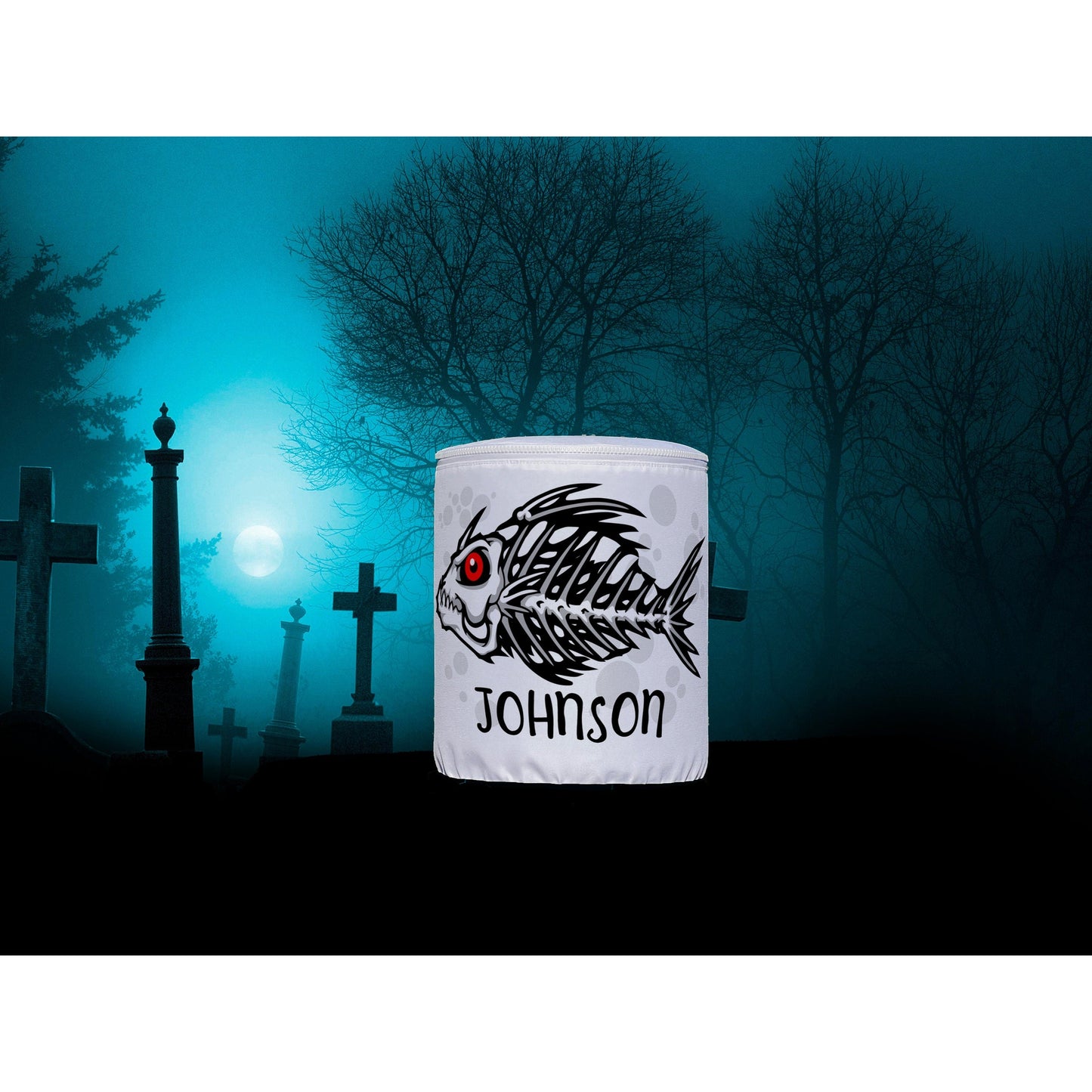 Fish Skeleton Color Changing LED Halloween Party Lantern