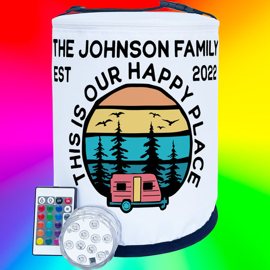 This is Our Happy Place, Travel Trailer LED Lantern