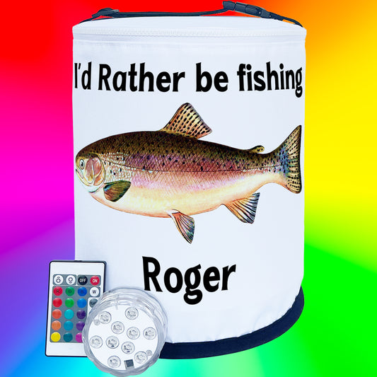 Rainbow or Brown Trout Color Changing LED Lantern