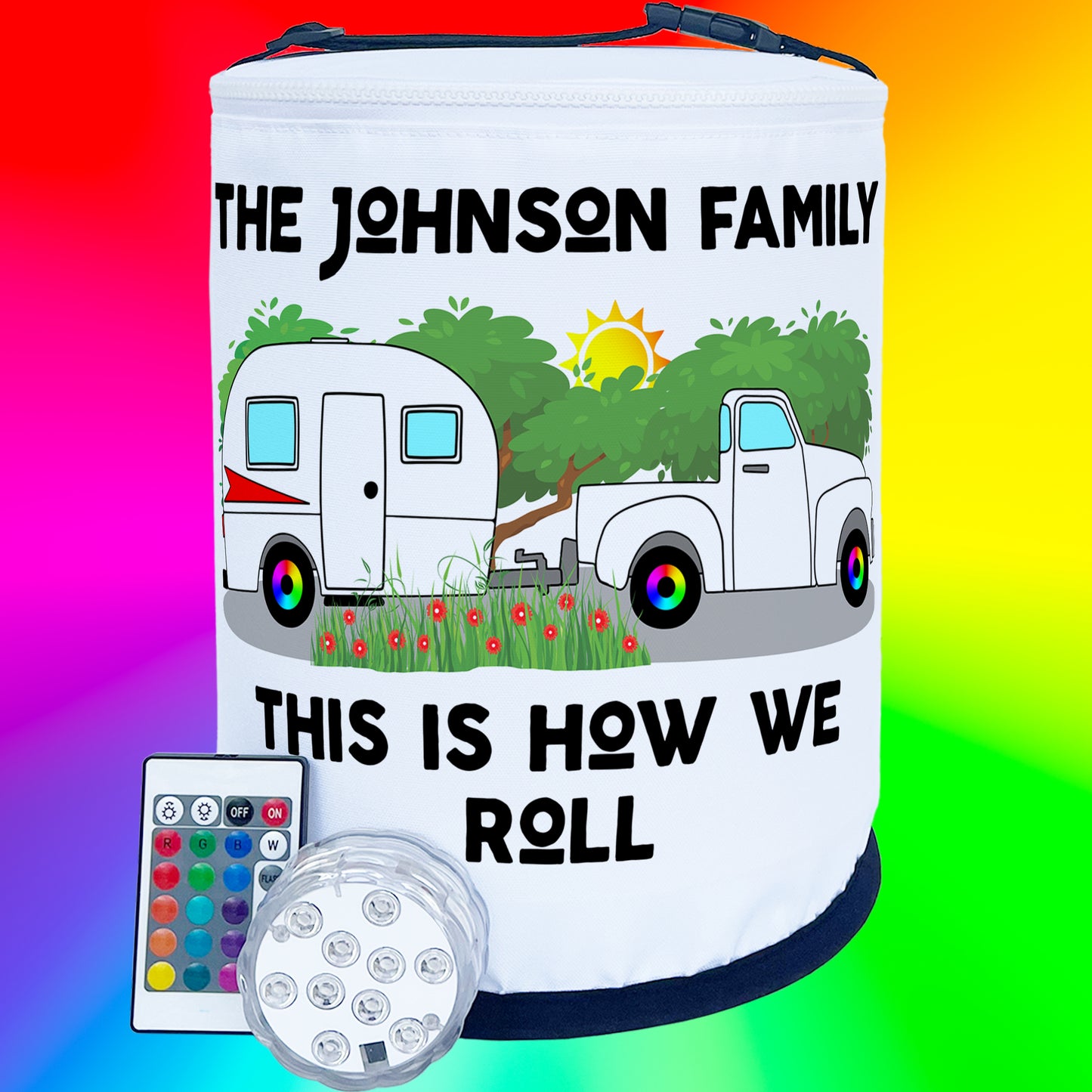 This is How We Roll, Travel Trailer LED Decoration