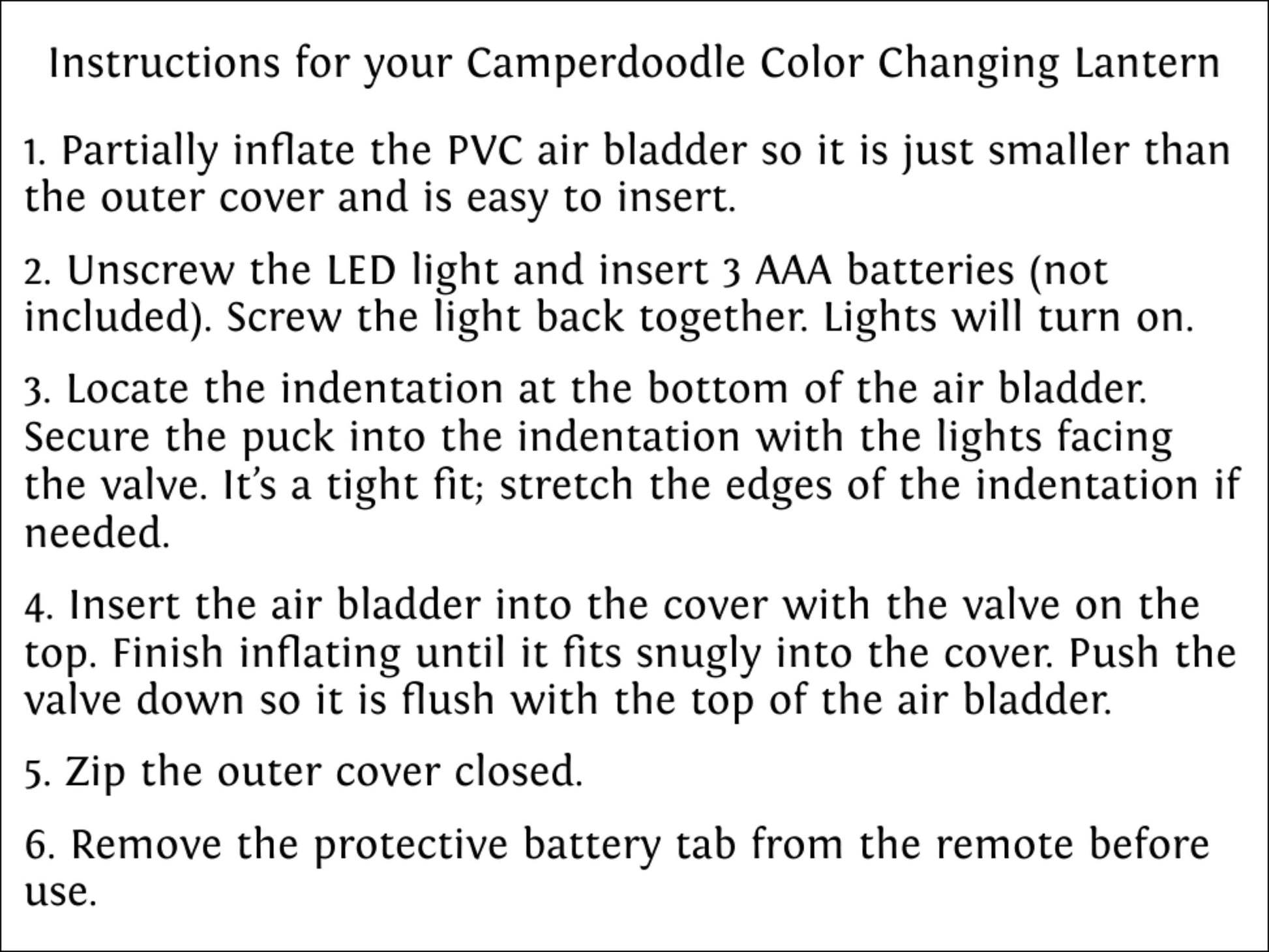 Personalized Color Changing Camping Lantern, 5th Wheel Trailer - This is Our Happy Place - Your Custom Text, LED Camp Light with Remote