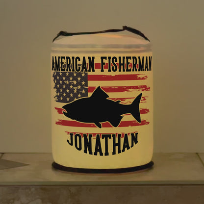 American Fisherman US Flag Color Changing LED Party Lantern