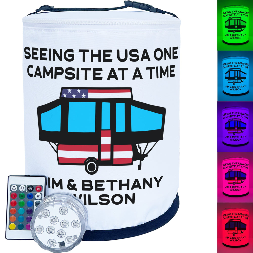 Seeing The USA One Campsite at a Time, Class A Motorhome LED Lantern