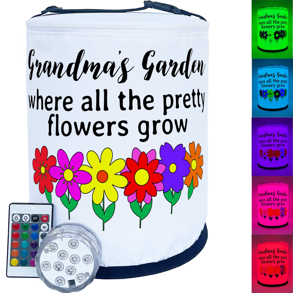 Flower Garden Personalized Color Changing LED Lantern