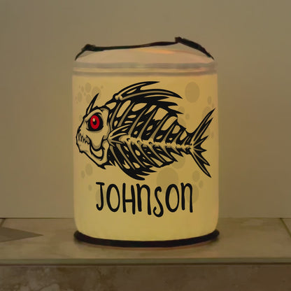 Fish Skeleton Color Changing LED Halloween Party Lantern