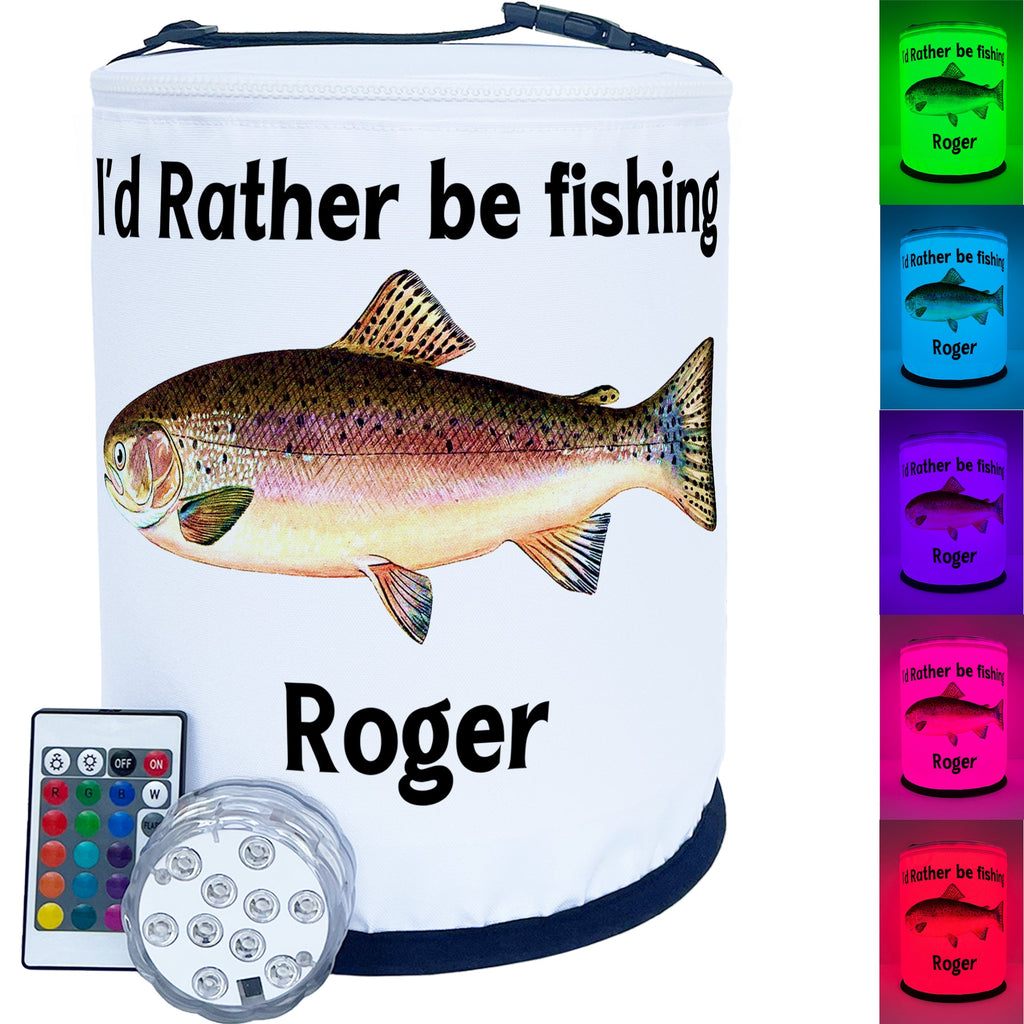 Rainbow or Brown Trout Color Changing LED Lantern