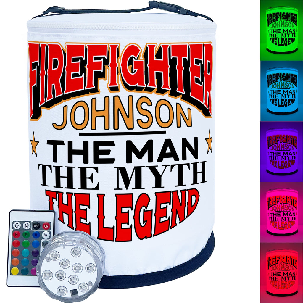 Firefighter The Man The Myth The Legend LED Lantern