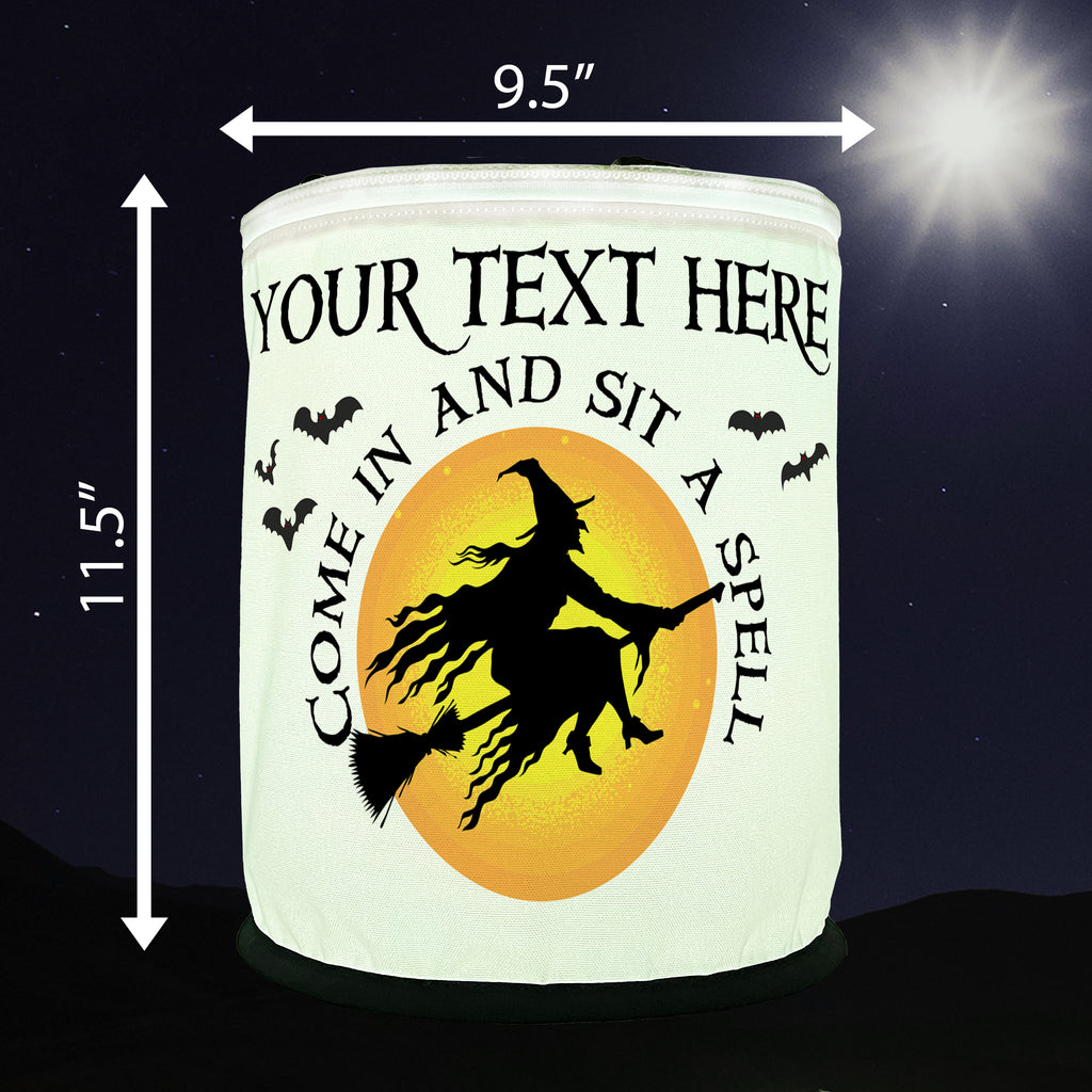 Come in and Sit a Spell, Witch Halloween Lantern
