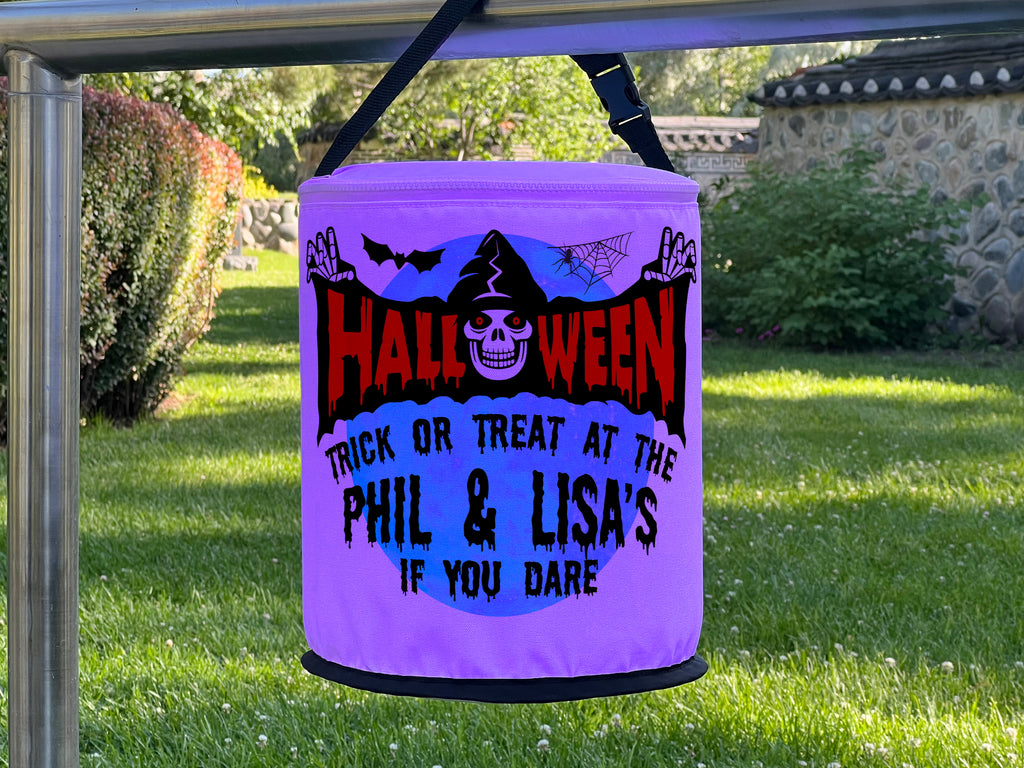 Trick or Treat at Our House If You Dare Halloween Lantern