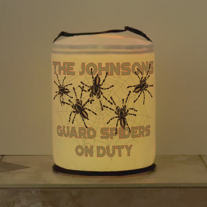 Guard Spiders On Duty LED Halloween Decoration