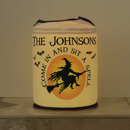 Come in and Sit a Spell, Witch Halloween LED Lantern