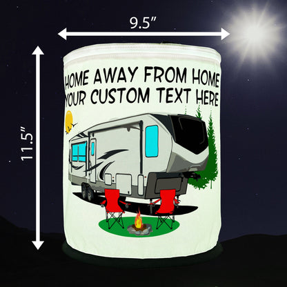 Home Away From Home, 5th Wheel Trailer LED Lantern