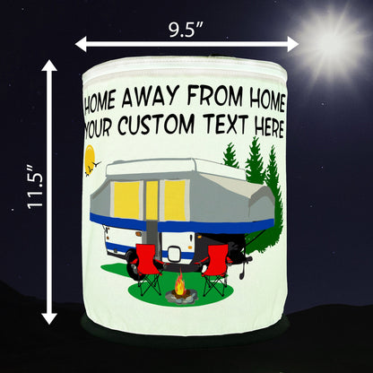 Home Away From Home, Pop-Up Tent Trailer LED Lantern