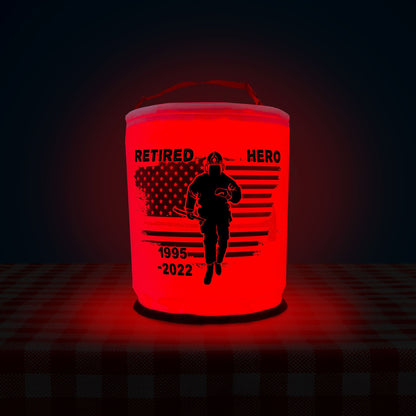 Thin Red Line Firefighter LED Lantern