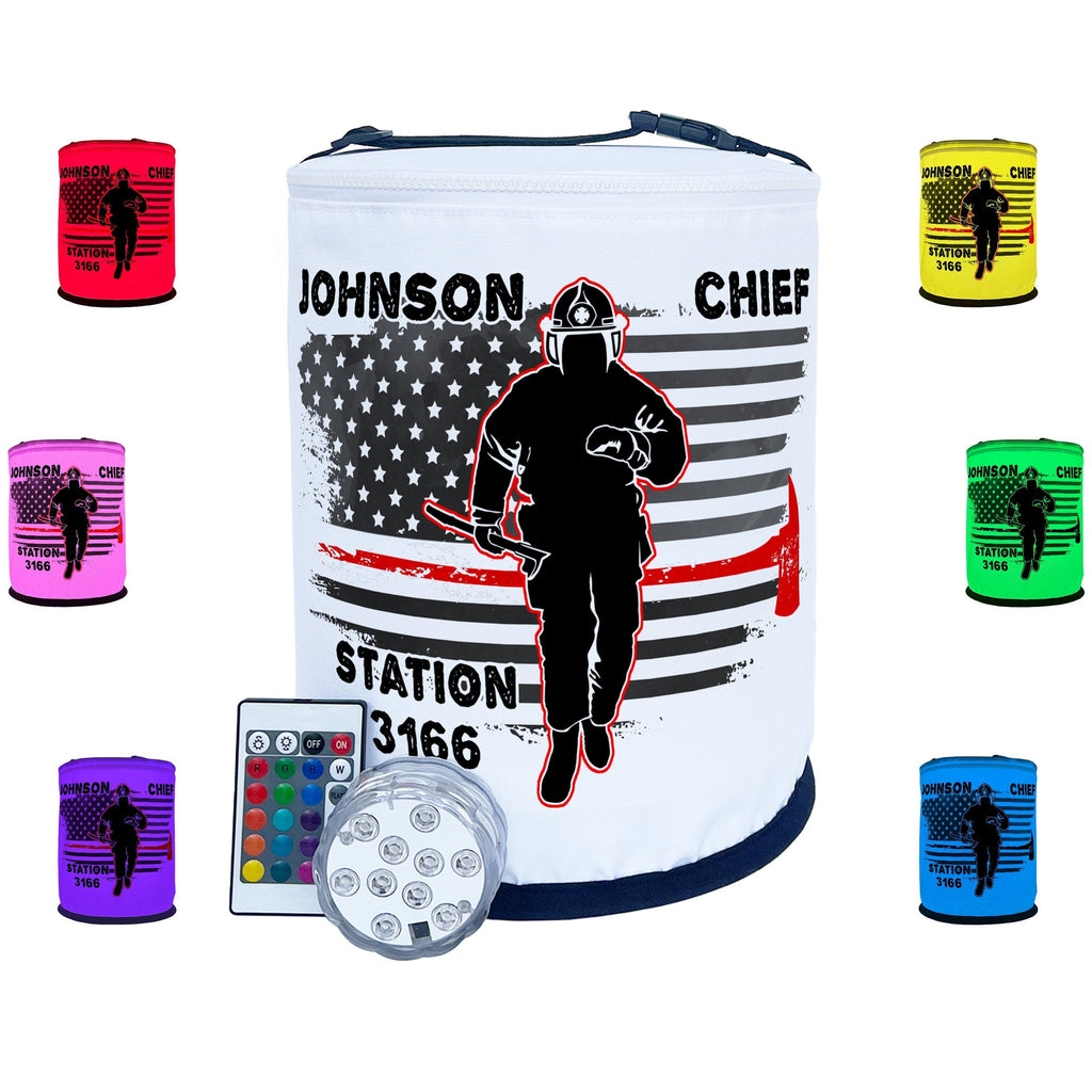 Thin Red Line Firefighter LED Lantern