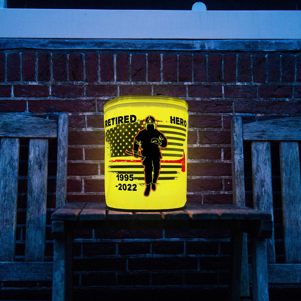 Thin Red Line Firefighter LED Lantern