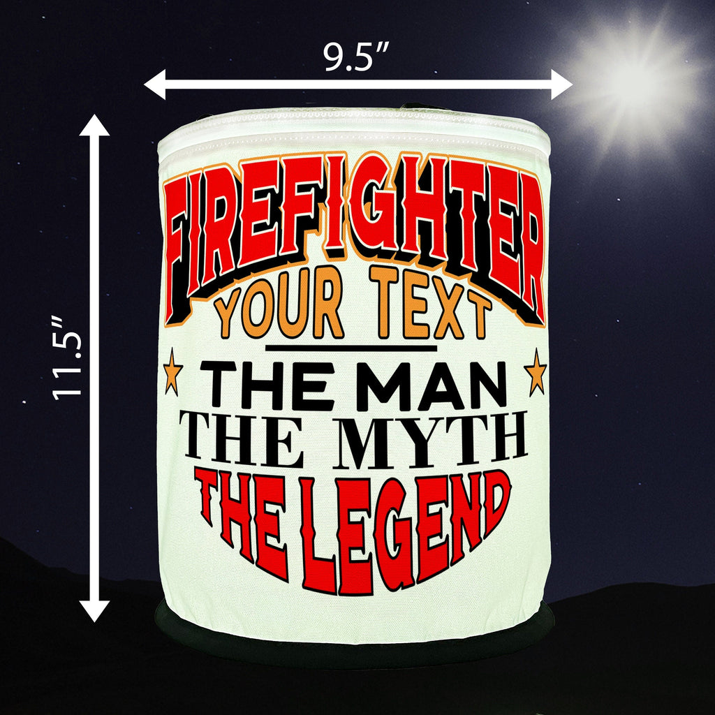 Firefighter The Man The Myth The Legend LED Lantern