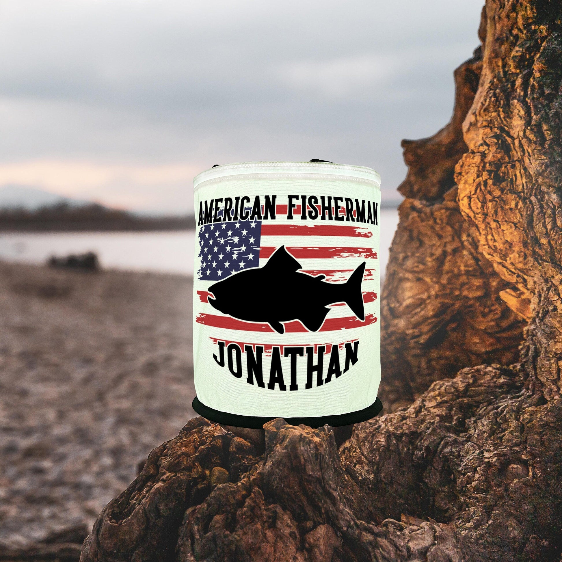 American Fisherman US Flag Color Changing LED Lantern