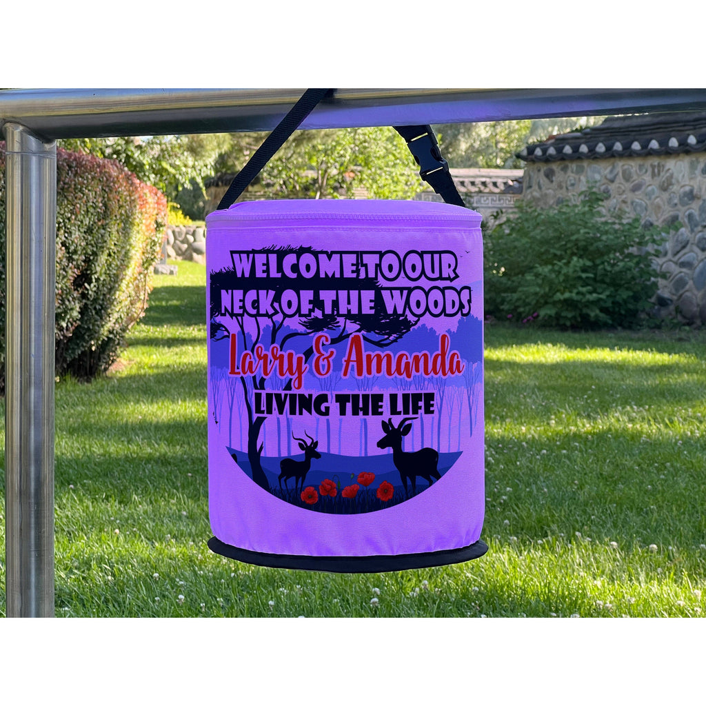 Welcome to Our Neck of the Woods LED Lantern