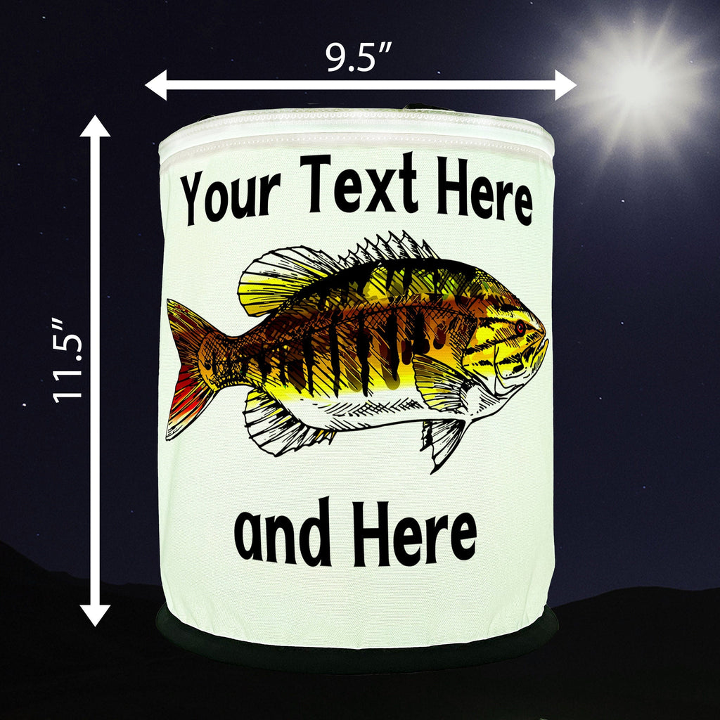 Large Mouth or Small Mouth Bass LED Lantern
