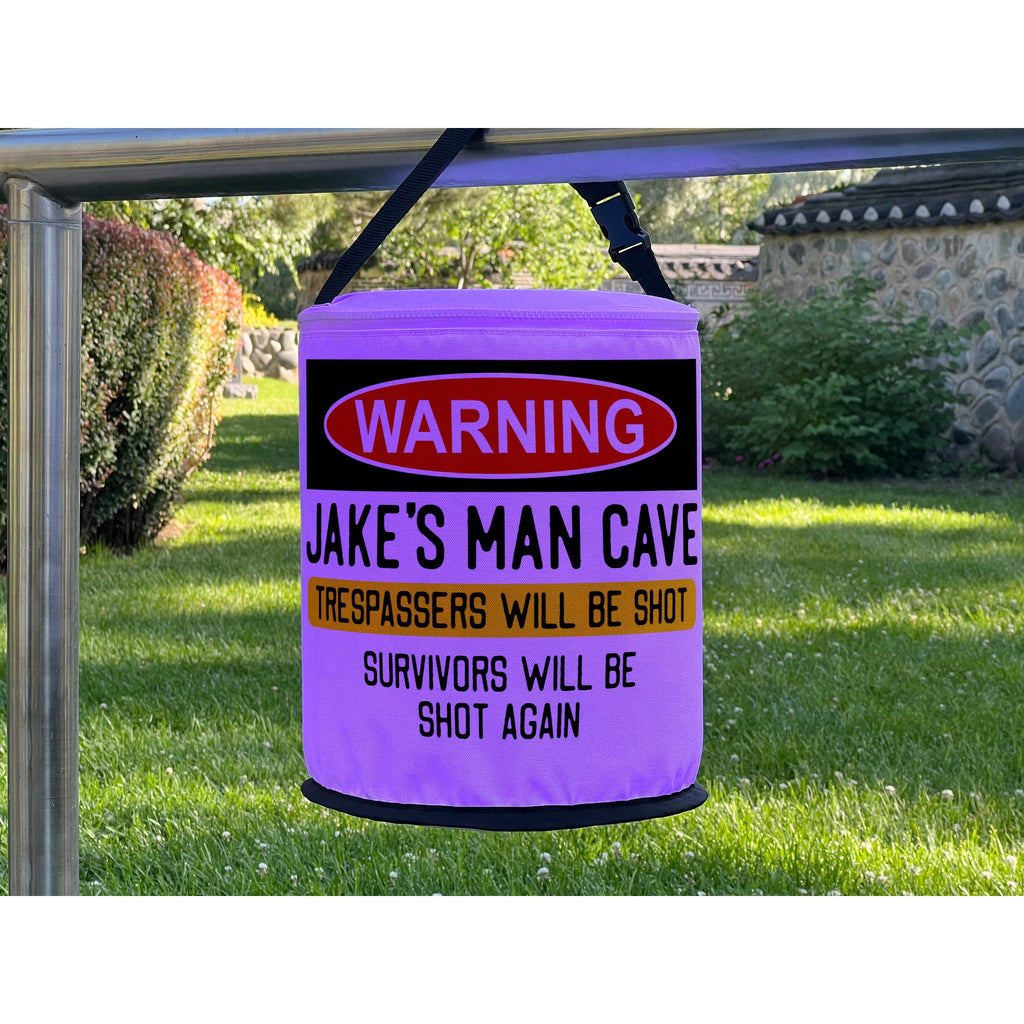 Warning Trespassers Will Be Shot - Man Cave LED Decoration