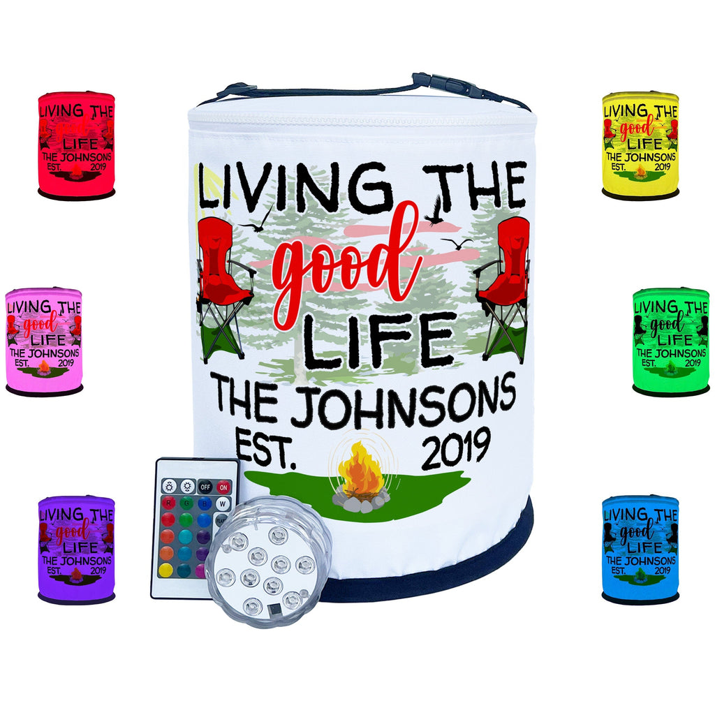 Living the Good Life Personalized Color Changing LED Lantern
