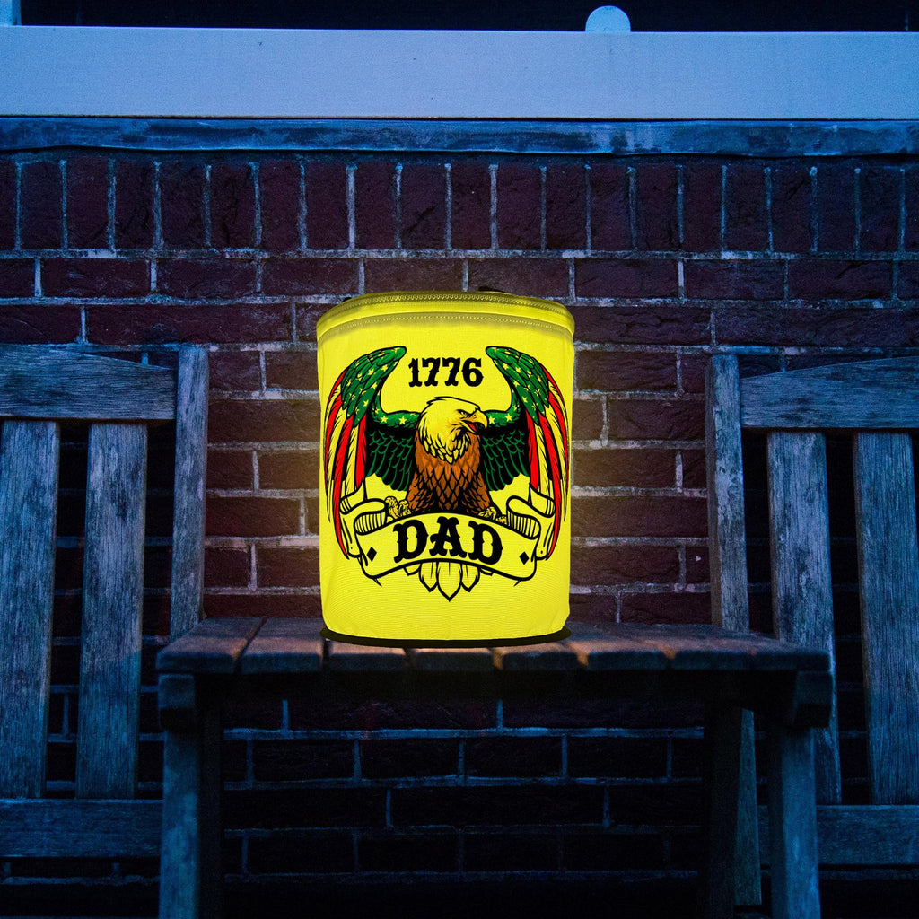 US Flag Bald Eagle - 1776 LED Lantern