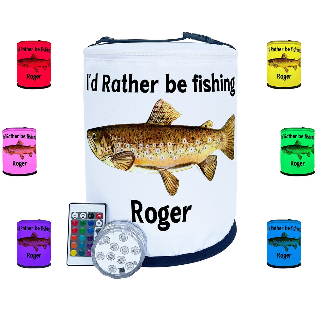 Rainbow or Brown Trout Color Changing LED Lantern