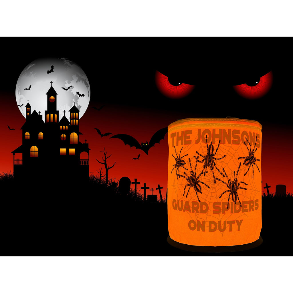 Guard Spiders On Duty LED Halloween Decoration