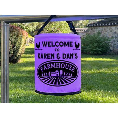 Welcome to the Family Farmhouse LED Lantern